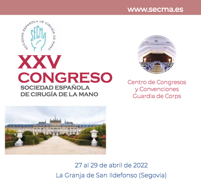 XXV Congreso Sociedad Española de la Mano